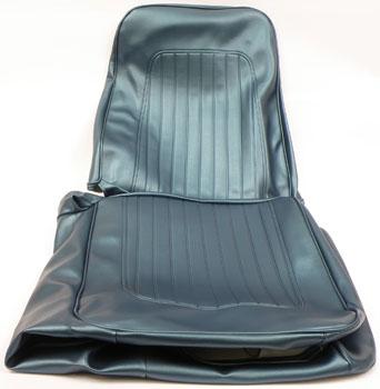 1968 Camaro Convertible With Front Bench Medium Blue Standard Full Set Upholstery