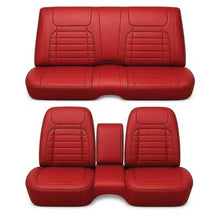 1968 Camaro; Complete Deluxe Front Bench & Rear Seat Upholstery; Convertible; Red