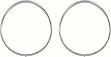 1969 Camaro RS; Park Lamp Trim Rings; with Rally Sport; RH & LH; Pair
