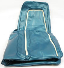 1967 Camaro Coupe / Convertible Bright Blue Front Only Deluxe Bench Seat Upholstery