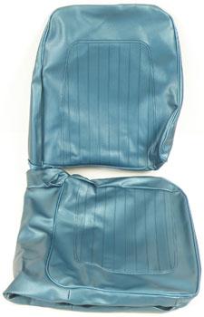 1968 Camaro With Bench Seat; Front Standard Upholstery Set; Medium Blue
