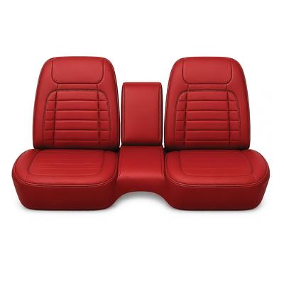 1968 Camaro Coupe / Convertible With Front Bench Seat Red Deluxe Front Only Upholstery