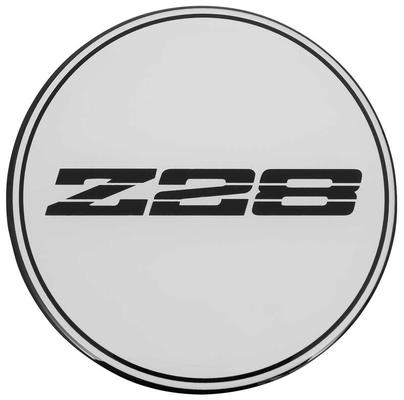 K151763SV - 1982-2002 Camaro Z28 Wheel Center Cap Emblem; with R15 Wheel; 2-15/16