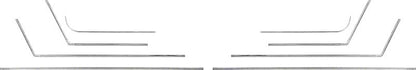 K1960 - 1965 Chevrolet Impala SS; Coupe; Interior Door & Rear Side Panel Molding Set; 8 Piece Set