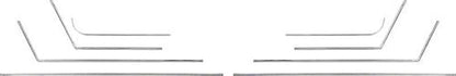 K1960 - 1965 Chevrolet Impala SS; Coupe; Interior Door & Rear Side Panel Molding Set; 8 Piece Set