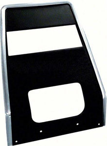 1967-68 Camaro, Firebird; Center Dash Panel; w/o Radio ; w/o AC; Black Pebble Grain; GM Licensed