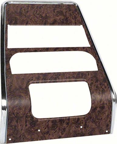 1968 Firebird, Trans Am; Center Dash Panel ; Burlwood; without AC