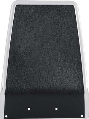 1967-68 Camaro, Firebird; Dash Bezel Delete Plate; Black Pebble Grain Finish