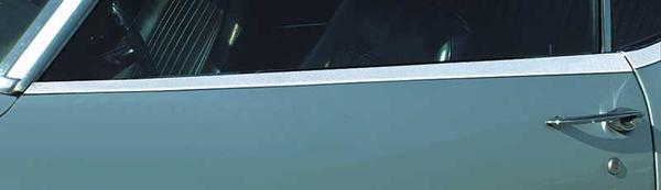 K257 - 1968 Camaro; Outer Door Ledge Reveal Moldings; Coupe or Convertible; Pair; GM Licensed