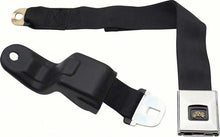 1967 Camaro, Firebird; Front Seat Belt Assembly; Deluxe Interior; Black