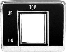 1969 Camaro, Chevelle, 1969-70 Impala; Convertible Top Switch Bezel; without Defogger