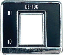 1969 Camaro, Impala, Caprice, Nova; Defogger Switch Bezel; Coupe