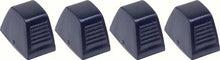 1965-81 Chevy, GMC, Pontiac; Dash Heater Control Knob Set; Black; Set of 4; Various Models