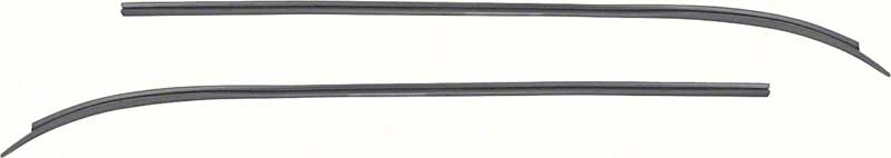 K414 - 1962-67 Chevy II / Nova Interior Upper Windshield Trim Moldings ; 2 Piece Set