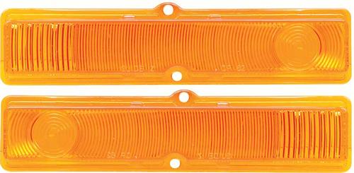 1963-64 Chevy II Nova; Park Lamp Lens; Amber; RH & LH; Pair