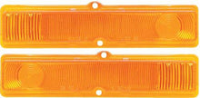 1963-64 Chevy II Nova; Park Lamp Lens; Amber; RH & LH; Pair
