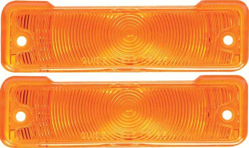 1966-67 Chevy II Nova; Park Lamp Lens; Amber; RH & LH; Pair
