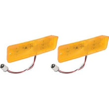 1966-67 Chevy II Nova; LED Park Lamp Lens; Amber; Pair