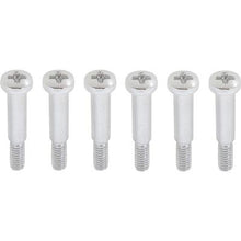 1968-78 GM; Turn Signal, Tail Lamp, Side Marker, Cargo Lamp; Shouldered Lens Screw; Chrome; 6 Piece Set
