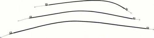 1967-68 Camaro, Firebird; Heater Control Cable Set ; without AC; 3 Cable Set