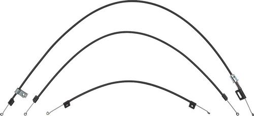 1969 Camaro, 1969-74 Nova, Ventura, Apollo; Heater Control Cable Set ; with AC; 3 piece Set