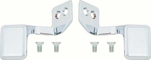 1968-69 Camaro, Firebird; Deluxe Interior Door Handles; with Molded Door Panels; Pair