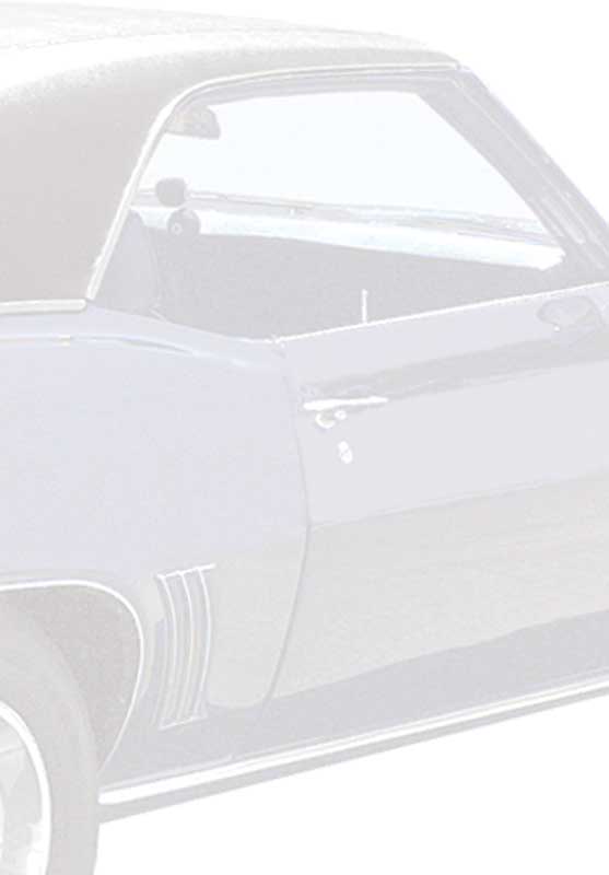 K615 - 1967-69 Camaro, Firebird; Roof Drip Rail Molding; Coupe; RH Passenger Side