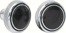 1968-70 Camaro, Corvette, Impala; Radio Volume and Tuning Knobs; AM & AM/FM