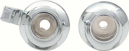 1968-70 Inner Radio Control Knobs ; Mono ; Pair