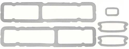 1968 Camaro; Park Light, Tail Light, License Lamp Lens Gasket Set; except RS; 5 Piece Set