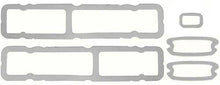 1968 Camaro; Park Light, Tail Light, License Lamp Lens Gasket Set; except RS; 5 Piece Set