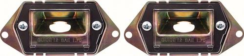 1970-73 Camaro; Rear License Lamp Lens Assembly; Pair; GM Licensed