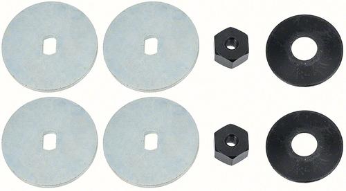 1967 Camaro; Rally Sport Headlight Nut & Washer Set; 8 Piece Set