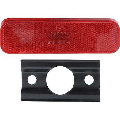 1970-73 Camaro; Rear Side Marker Lens, Gasket & Bracket; Red; RH or LH; Each;