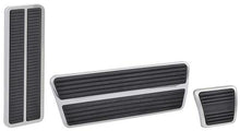 1973-74 Nova Pedal Pad Set with Stainless Trim -  Drum Brake / Automatic Transmission