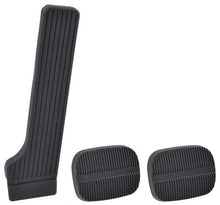 1962-67 Nova Manual Trans; 3-Piece Pedal Pad Set; Oval Style