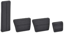 1969-74 GM Pedal Pad Kit Manual Transmission; Without Disc Brakes Emblem - 4 Piece