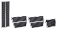 1968 Nova Pedal Pad Set with Stainless Trim -  Manual Transmission