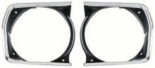 1970-72 Plymouth Duster, Valiant, Scamp; Headlamp Bezels; Pair