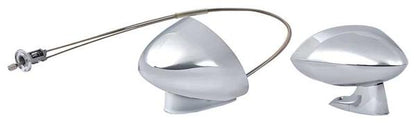1970-1973 Duster Dart Valiant and Scamp Outer Door Sport Mirror Set