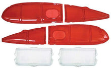 1959 Tail Lamp and Back Up lamp lens Set