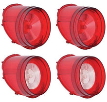 1965 Chevy Bel Air, Biscayne; Tail Light Lens & Back Up Lamp Lens Set; 4 Piece Set