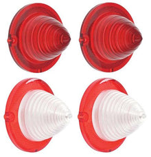 1961 Bel Air, Biscayne; Tail Lamp & Back-up Lamp Lens Set; Set of 4