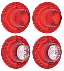 1962 Bel Air / Biscayne Tail Lamp and Back-up Lamp Lens Set