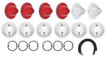 1960 Impala; Complete Rear Tail Lamp Lens, Housing, & Gasket Set