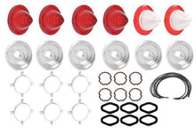 1961 Impala; Complete Tail Lamp Lens, Housing, Bezel, & Gasket Set