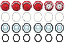 1965 Impala; Complete Tail Lamp Lens, Bezel, Housing, & Gasket Set