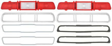 1967 Impala, Bel Air; Tail Lamp Lens, Backup Lens, Bezels & Gasket Set
