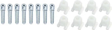 1962-68 Impala, Bel Air, Biscayne, Caprice; Headlamp Adjuster Screw; with Nylon Nut; 1/4-28 x 1"; 16 Piece Set