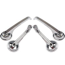 1965-67 Mustang Fastback; Door and Window Handle Kit; Screw-on Style; 4-Pieces